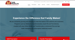 Desktop Screenshot of familypharmacyrx.com